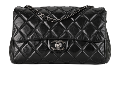 Coco Soft Flap, &pound;3,200, Handbags, Black, Leather, Front view